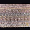 Designer Jewelry Pass Diamond Tester GRA Certificat Hip Hop Bijoux 2 mm 3 mm 4 mm 5 mm 6,5 mm VVS Silver VVS Moisanite Diamond Iced Out Tennis Chains