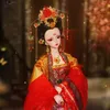 Куклы Dream Fairy 13 BJD Кукла Полный комплект 34 подвижные суставы 62 -сантиметровые шариковые суставы Древнее китайский стиль макияж DIY DIY Girls SD 230811