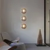 Vägglampa nordiska glas lampor sovrum sängplats modern minimalistisk hem bakgrund dekor ljus vardagsrum korridorbelysning