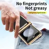 Piazza di pelle per Samsung Galaxy Z Flip 5 4 Flip3 Case Pen Slot Coperchio di protezione a doppia cerniera