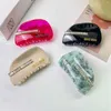 Hair Clips & Barrettes designer Acetic acid board grab clip, high-quality zircon letter min hair sweet and cool semi circular arc shark clip accessory K81R