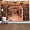 Tapisseries murales suspendues avec odeur de livre, décoration 3D pour chambre à coucher américaine, couvre-lit, marbre naturel