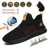 Scarpe per il lavoro SCHEVERE SCHEVERE SCHEDE SIMPABILE SCARPE DI PROTECTIVE SPAGCHI SPORTE MENABILI E DONNE SPAGCHI SPORT SPORT ANTI-PUNCTURE ACCIAIO REFERICA SETTA 230812