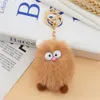 Keychains lanyards domme schattige hamster sleutelhang haarbal poppen sieraden ornamenten sleutelring zacht speelgoed hanger pluxh tas accessoires mooi cadeau