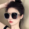 2023 NEW KOREAN EDITION BI Large Frame for Women Small Red Ins Windscreen Sunglasses Anti UV Glasses 8033