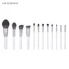 Outils de maquillage 12pcs Set Cloud Brushes Powder Sculting Foundation Fondation HighLighter fard à paupières Maquillage Kit Smudge Clice Crease Brush Brush 230812