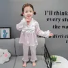 Clothing Sets Children Pajamas Set Kids Baby Girl Big Bow Casual Clothing Costume Short Sleeve Children Sleepwear Pajamas Sets