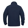 Herrjackor Magcomsen Men's Fleece Tactical Jacka Windproof Lightweight Ytterkläder Full Zip Warmth vandringsarbetsjacka 230811