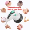 6 In 1 handheld cellulitis Massager 3D elektrisch lichaam Slimmen Massager Infrarood anti -cellulitis voor armbeen Hip Belly Professional HKD230812