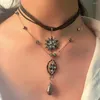 Pendanthalsband MWSONYA Trend Fashion Vintage Three Layer Link for Women Necklace Jewelry Street Gifts