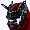 Maski imprezowe oni diabeł tradycyjny japońska maska ​​na Halloween Demon fantazyjna sukienka cosplay lateksowa maska ​​akcesoria 230811