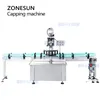 Zonesun Automatische ropping Capping Machine Pilfter Proof Vodka Wine Bottle Olijfolie Pakapparatuur ZS-XG440C