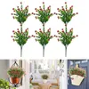 Flores decorativas verdes artificiais Camellia Spring Grass Engineering Home e El Flower Pacacels