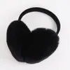 Ear Muffs Good Elastic Rex Rabbit Fur Women Earmuff Winter Warm Genuine Rex Rabbit Fur EarMuffs Lady Fluffy 100% Natural Real Fur Earflaps 230811