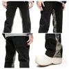 Jeans masculin 2023 Cool Design Camouflage Patchwork Straight Pant