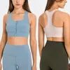 Tenue de yoga shinbène front zipper high support sports soutiens de soutien