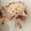 Hediye Sarma Çiçek Sarma Kağıt Dalga İplik Dantelli Mesh Çiçekçi Malzemeleri Buket Paketleme Ambalajı Diy Sevgililer Günü Düğün