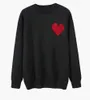 Designer sweater love heart A man woman lovers couple cardigan knit v round neck high collar womens fashion letter white black long sleeve123