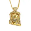 Alloy diamond jewelry pendant hip-hop HIPHOP necklace trendy men's jewelry