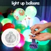 Other Event Party Supplies 100pcs/lot Round RGB LED Flash Ball Lamps White Balloon Lights for Wedding Party Decoration 6 Colors High Quality Vase Decor 230812