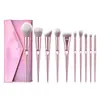 Инструменты макияжа 10 PCS Pro Brushes Set с пакетом фундамента для бровей для век Brush Brash Fashion Beauty Make Up Cosmetic 230812