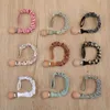 Safety Cotton Baby Spädbarn Småbarn Dummy Pacifier Handgjorda Soother Nipple Clip Chain Holder Rem Baby Chew Toy for Baby