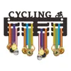 Hooks Rails Medal Wall Hooks Multi Style Hanging Holder Rack Hanger Bracket Office Decor Iron Triathlon Running Sport Challenge Home 230812