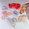 Octopus océano animal grande pelletón de cabello acético cabello linda mini horquilla para mujeres niños niños jellyfish shell joyería