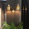 Vägglampor gåta ljus nordiska rutnät designer klassisk high-end sovrum sovrum kreativ konst rumslampa enkel trappa balkong