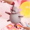 Decompression Toy Creative Toys Soft Rubber Inflatable Chicken Hippo Pop Up Animal Blow Balloon Animals Stress Relief Squeeze Prank Gi Dh3Gv