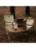 Campmöbel tragbarer Outdoor Klappstuhl in Hof und Leuchte Skizze