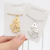 Everfast Wholesale 10pc / lot champignon Bush Pendants en acier inoxydable Colliers Charmes drôles pour les femmes Kidans Korean Fashion Jewelry Gift