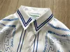 Camicie da uomo in porcellana a maniche lunghe Swan Casablanca Shirt da donna SEMPIERE SEMPIE SEGNO SEIGHT SEIL