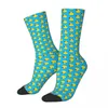 Men's Socks Rubber Duck Harajuku Super Soft Stockings All Season Long Accessories For Man's Woman's Gifts