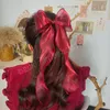 Śliczne modne wstążki koronkowe dziobowe dziobowe spinki do włosów dla kobiet dziewczynki do włosów dziewczyny eleganckie barrette kucyk klipsy do włosów akcesoria
