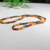 ستراند نساء سوار طبيعية الملونة العقيق جولة Jades Stone Beads مرنة 108 أساور متعددة المنعطفات ملحقات المجوهرات الرجال