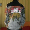 Fashion Mens Woman Designer Jackets Coat Hoodie Outwear Map Print Sweatshirts For Size M-3XL