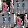 Clothing Sets Teen Boys Summer Clothes Casual Outfit Kids Tracksuit For Sport Suit Children 6 8 9 10 12 Year 220620 Drop Delivery Ba Dhj2Y