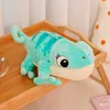 Animali di peluche ripieni 30 cm Camaleonte giocattoli di peluche Bambola animale Morbida qualità s per bambini Regalo di compleanno Ragazza bambino Decorazione della casa Bambola di pezza