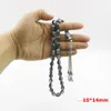 Strand Tasbih Rosary Grey Harts 33 Beads Eid Gift Adha Muslim Armband Islamiska smycken Tillbehör Misbaha Shop Arabic Fashion