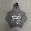 trasig planet skum bokstav tryck hoodie lös mens y2k hoody 3d skum graffiti brev tröja hip hop hajujuk tröjor