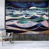 Tapestries Nordic Mountains Sunrise Metal Tapestry Hippie Home Decoration Wall Decoration Room Decoration Wall Decoration R230812