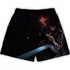 Buiten shorts anime berserk shorts mode casual gym shorts voor zomer mesh ademende mannen dames basketbal rennen snel drogen korte broek 230811