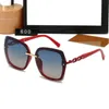 Designer zonnebril voor dames Bril UV-bescherming Mode 600 Zonnebril Letter Casual De Soleil Brillen Zeer goed met doos