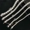 Sterling Sier 2mm - 6,5 mm Hip Hop Jewelry VVS Moissanite Diamond Tennis Chain Armband Halsband
