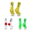 Sports Socks Pro competition Cycling Letter Breathable Outdoor Road running socks Men Women Calcetines Ciclismo 230811