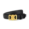 Designerriem Damesriem Mode Luxe riemen Gladde gesp Echt leer Klassieke riem Ceinture 2,5 cm breed Zwart Wit Oranje Rood Kleur Optie Doos Verpakking