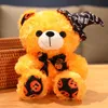 Heiße Erkenntnis Halloween Bären Plüsch Puppenspielzeug Teddy Bären Puppenumarmung Bären Plüschspielzeug lustige Dekorationskissen Großhandel Großhandel