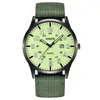 Orologi da polso orologio per uomini 2023 Luxury Quartz Owatch da polso di alta qualità Nylon's Nylon Student Orologi casual