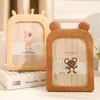 Nordic Rural Style 7 pouces Cadre d'image Table Enfants Cartoon Decoration Tablet Top Tames Mur Sanging Frames